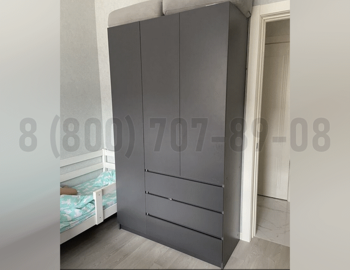 Шкаф цвета графит в Старой Купавне